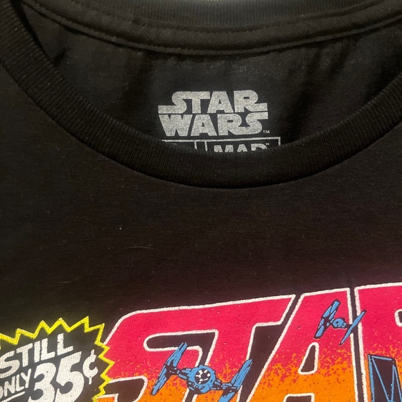 Star Wars Luke Battles Darth Vader Retro Comic Cover Adult T-Shirt Men NEW w/Tag - Picture 5 of 8